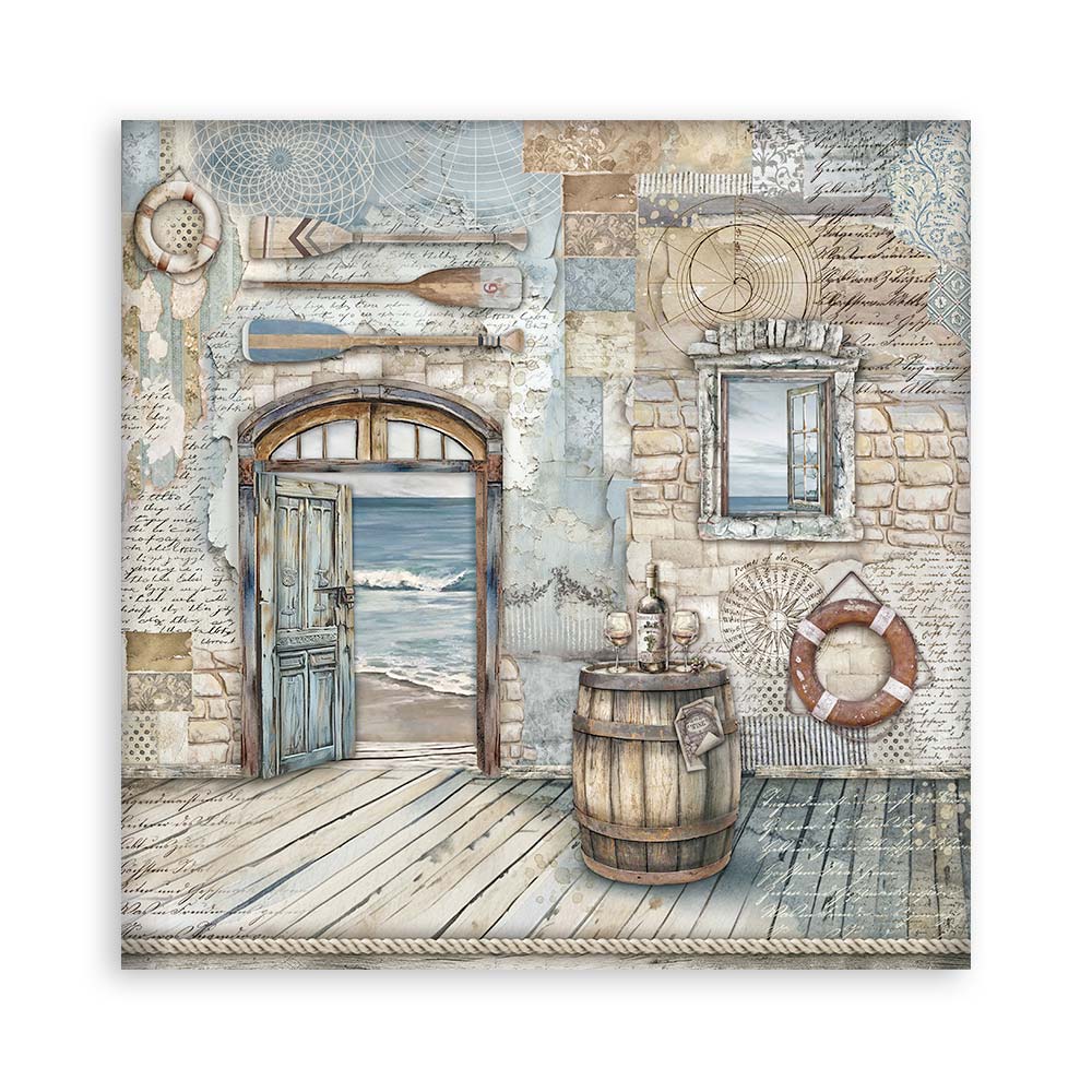 Stamperia Silent Sea 8x8 Inch Paper Pack (Single Face) - Image 6