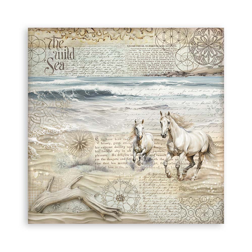 Stamperia Silent Sea 8x8 Inch Paper Pack (Single Face) - Image 7