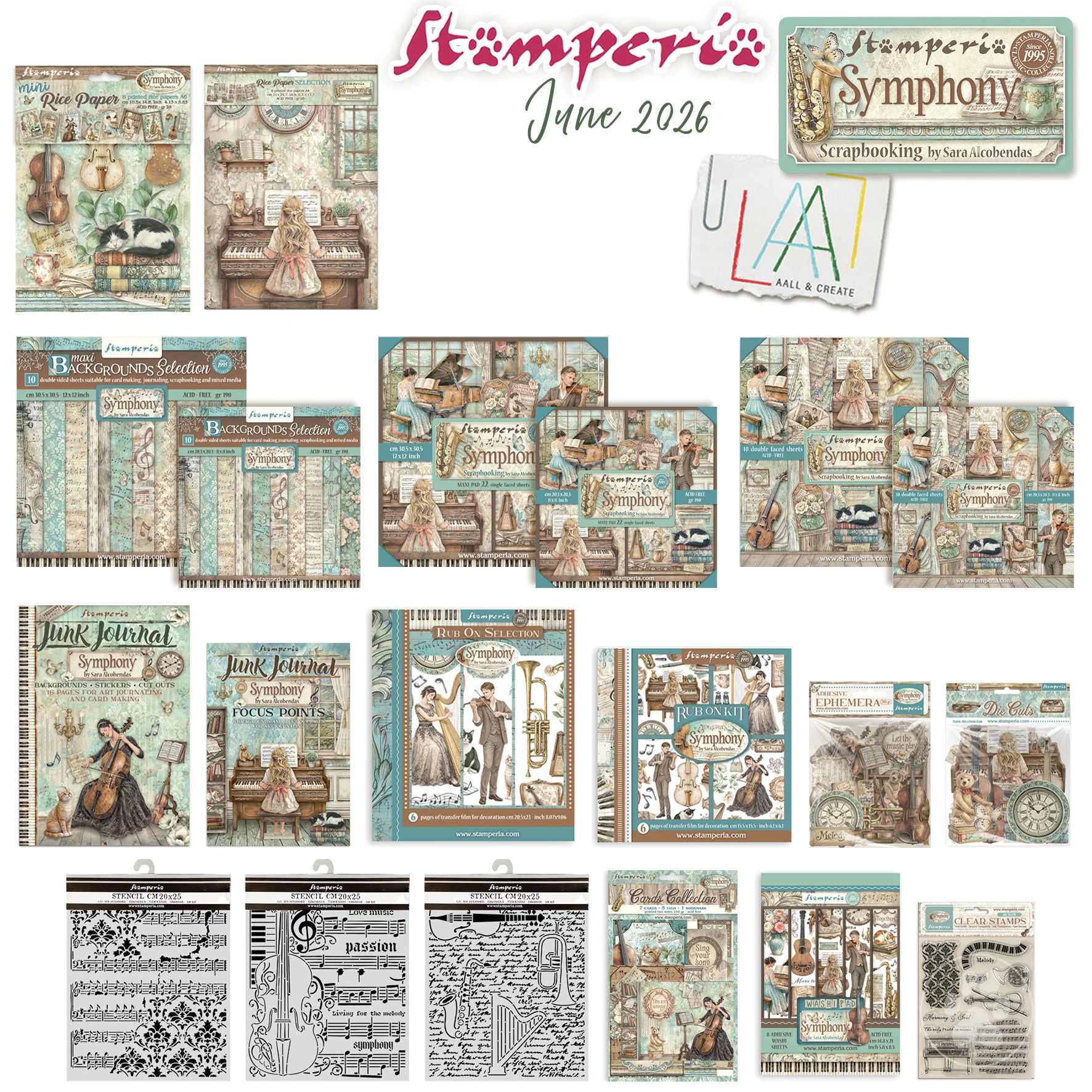 Stamperia Symphony Complete Bundle (Save £20)