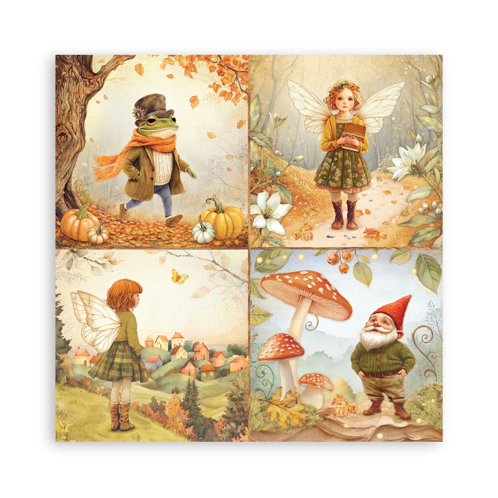Stamperia Whispering Woods 12x12 Inch Paper Pack - Image 11