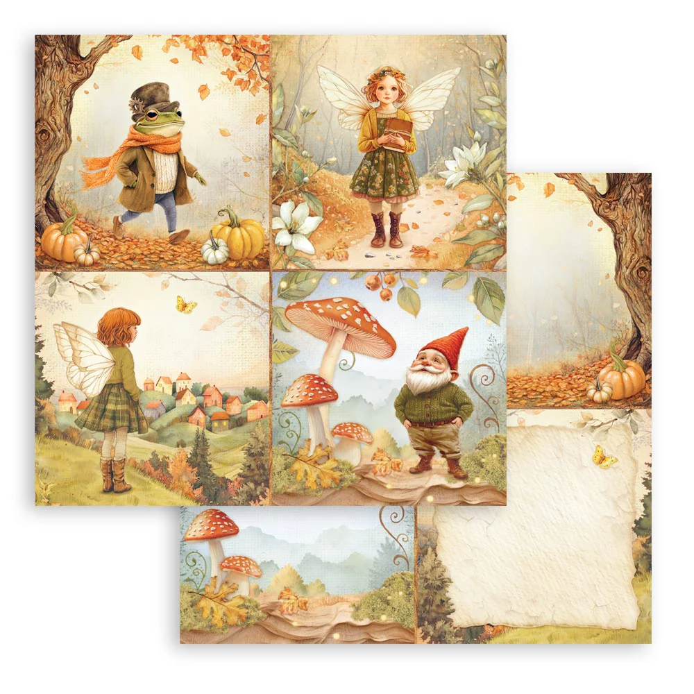 Stamperia Whispering Woods 12x12 Inch Paper Pack - Image 12