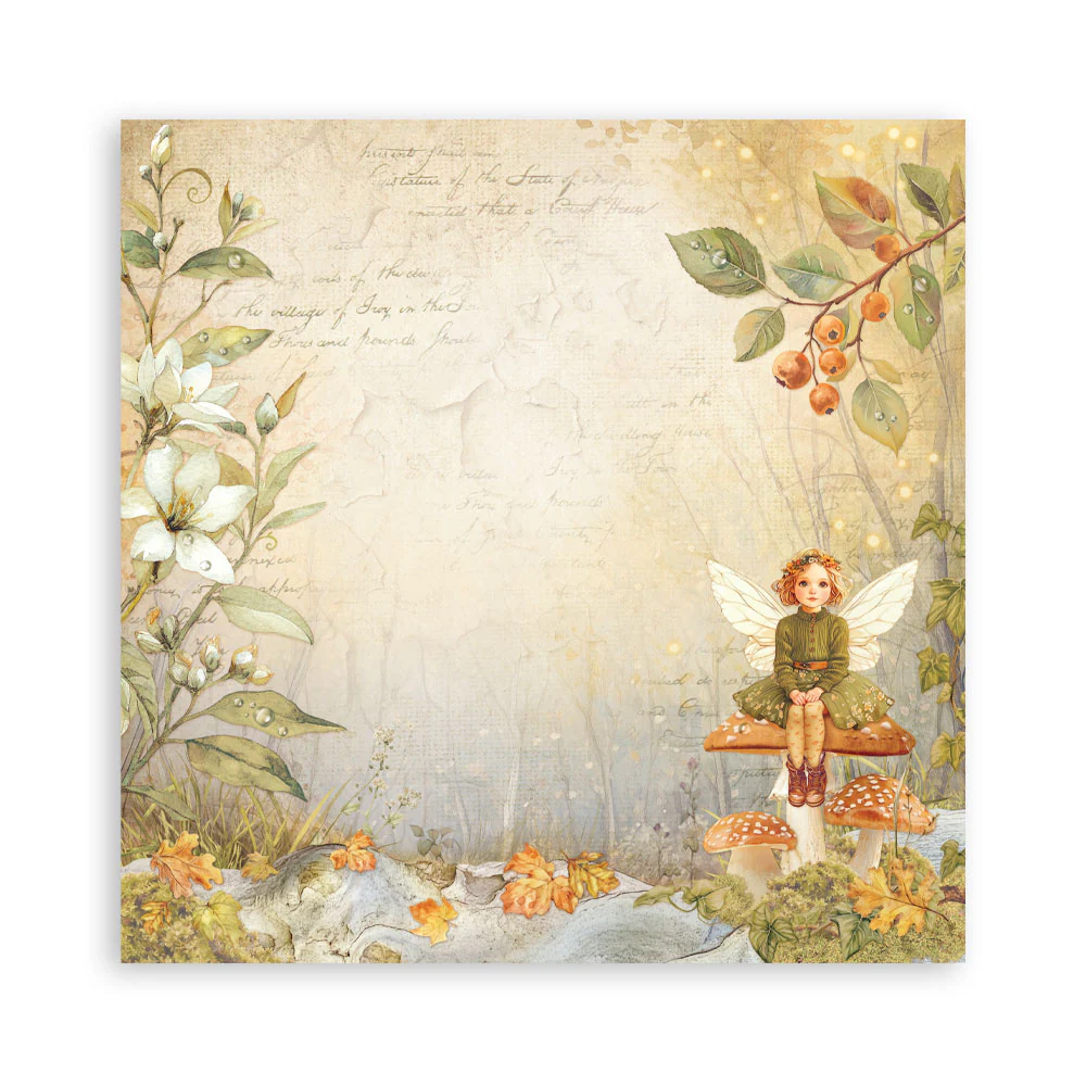 Stamperia Whispering Woods 12x12 Inch Paper Pack - Image 14