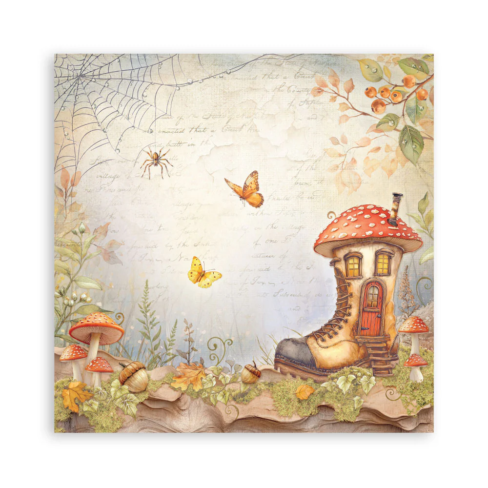 Stamperia Whispering Woods 12x12 Inch Paper Pack - Image 23