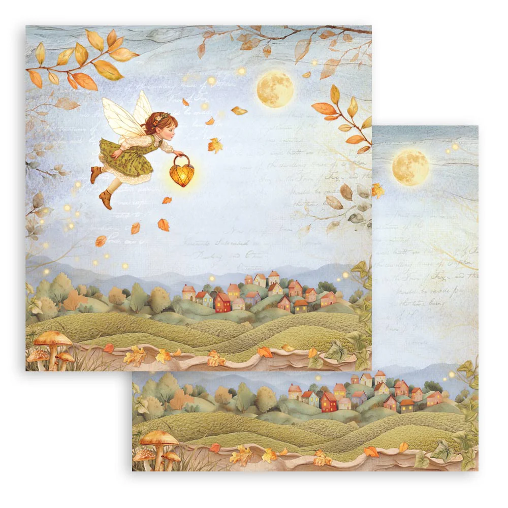 Stamperia Whispering Woods 12x12 Inch Paper Pack - Image 30