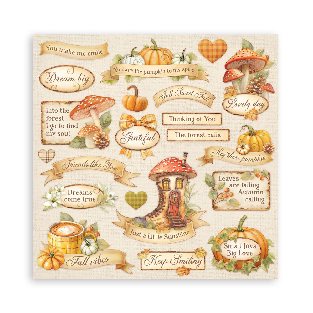 Stamperia Whispering Woods 12x12 Inch Paper Pack - Image 34