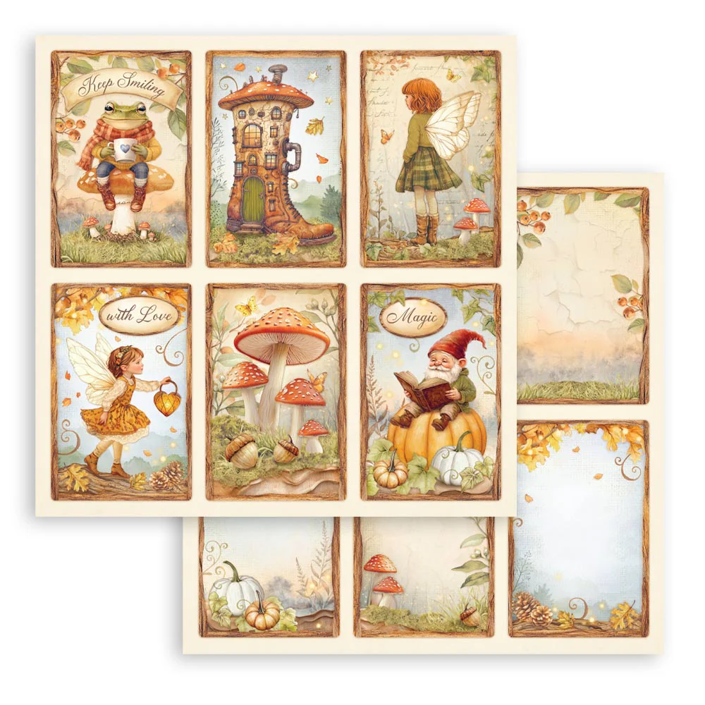 Stamperia Whispering Woods 12x12 Inch Paper Pack - Image 9