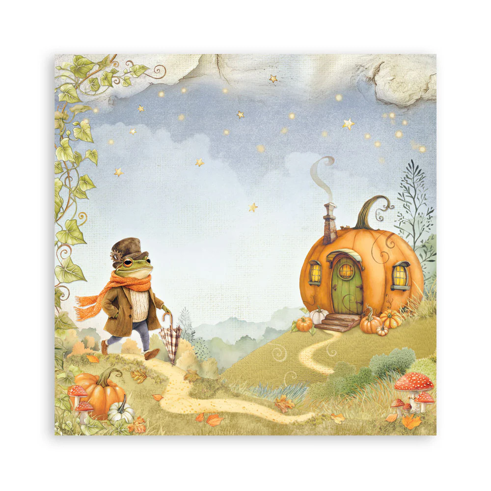 Stamperia Whispering Woods 8x8 Inch Paper Pack (Single Face) - Image 19