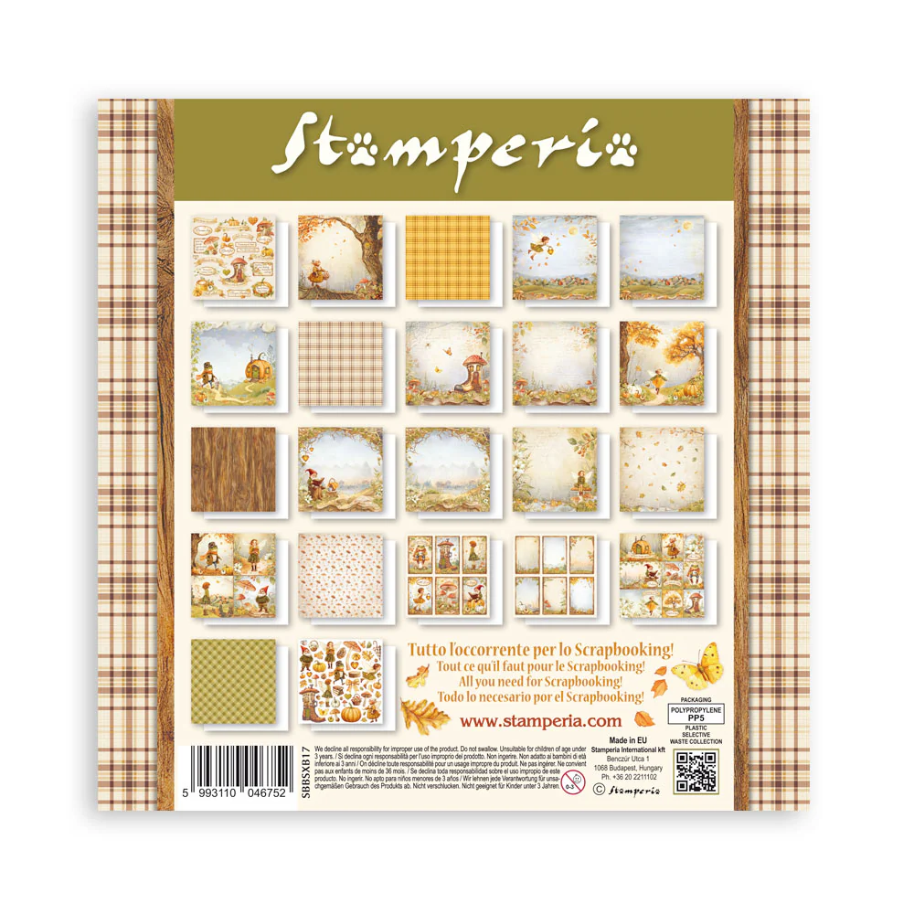 Stamperia Whispering Woods 8x8 Inch Paper Pack (Single Face) - Image 2