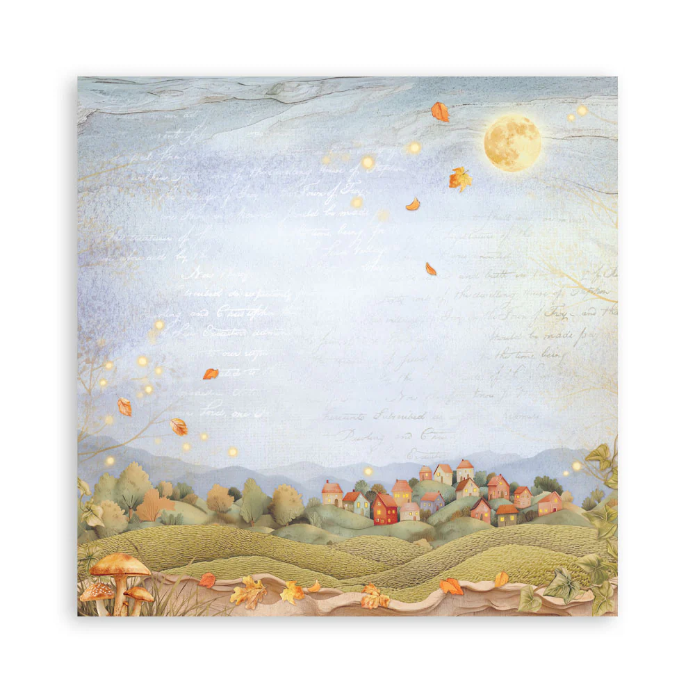 Stamperia Whispering Woods 8x8 Inch Paper Pack (Single Face) - Image 20