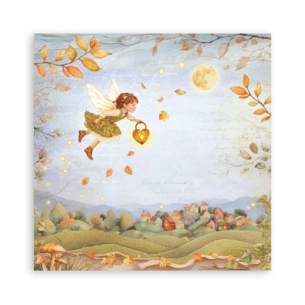 Stamperia Whispering Woods 8x8 Inch Paper Pack (Single Face) - Image 21