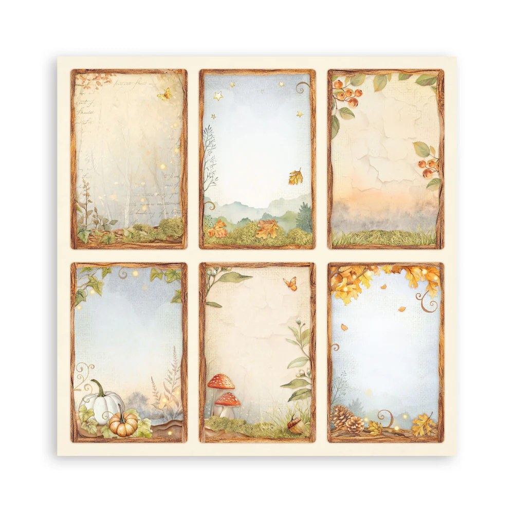 Stamperia Whispering Woods 8x8 Inch Paper Pack (Single Face) - Image 6