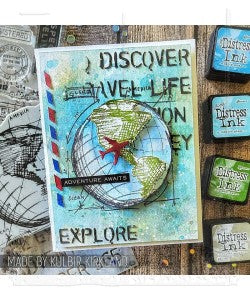 Stampers Anonymous Traveler Tim Holtz Layering Stencil - Image 2