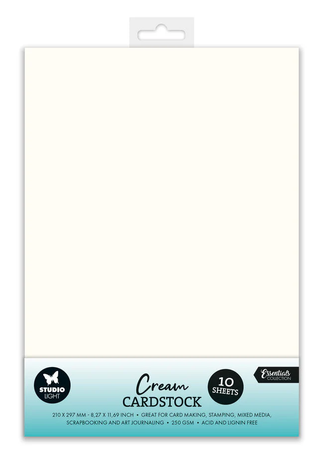 Studio Light Cardstock A4 250 GSM Cream (10pcs)