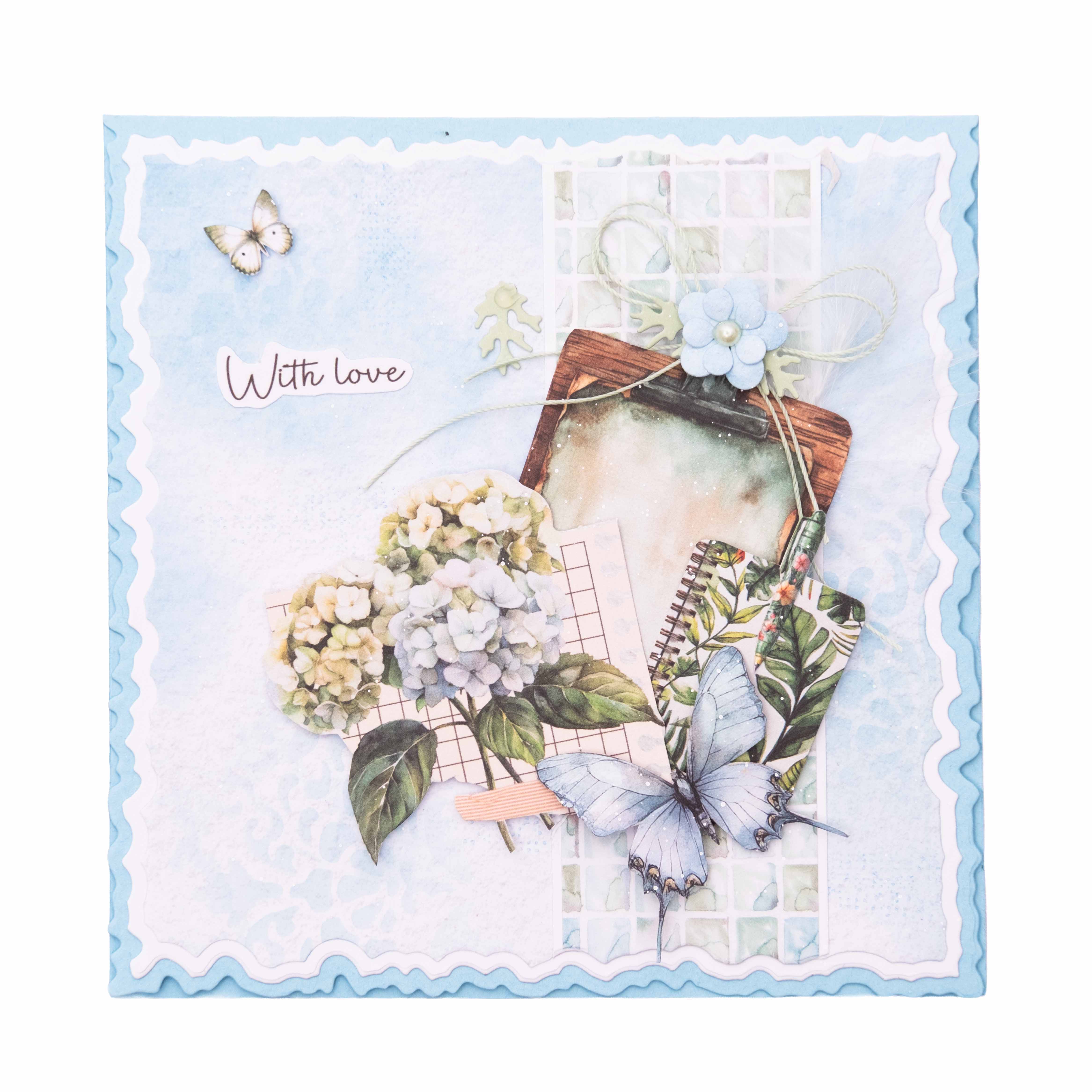 Studio Light Cutting Die Torn Edge Card stand & Card Shape Bundle - Image 2
