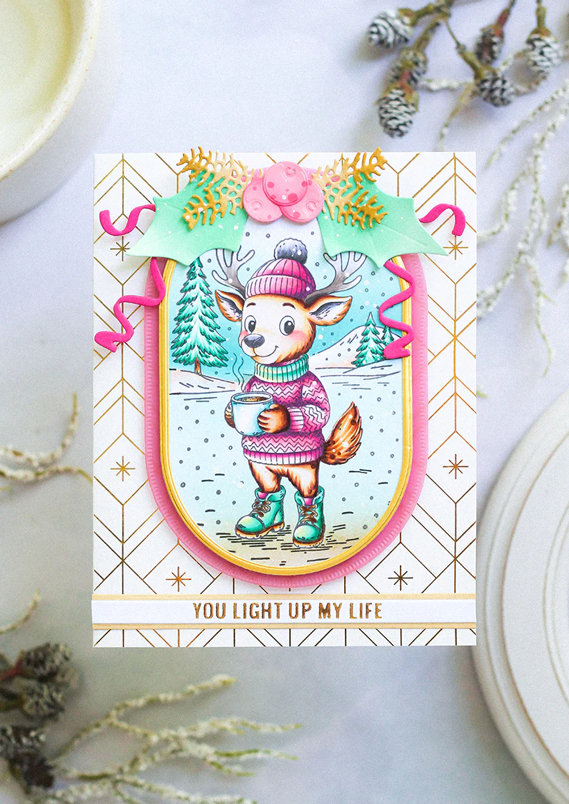 Studio Light Essentials Clear Stamp Cozy Deer - Image 2