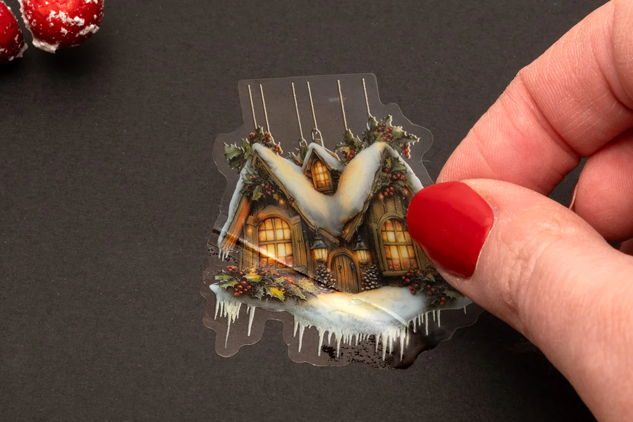 Studio Light Essentials Clear Stickers Fairy Christmas 6 Designs - Image 2