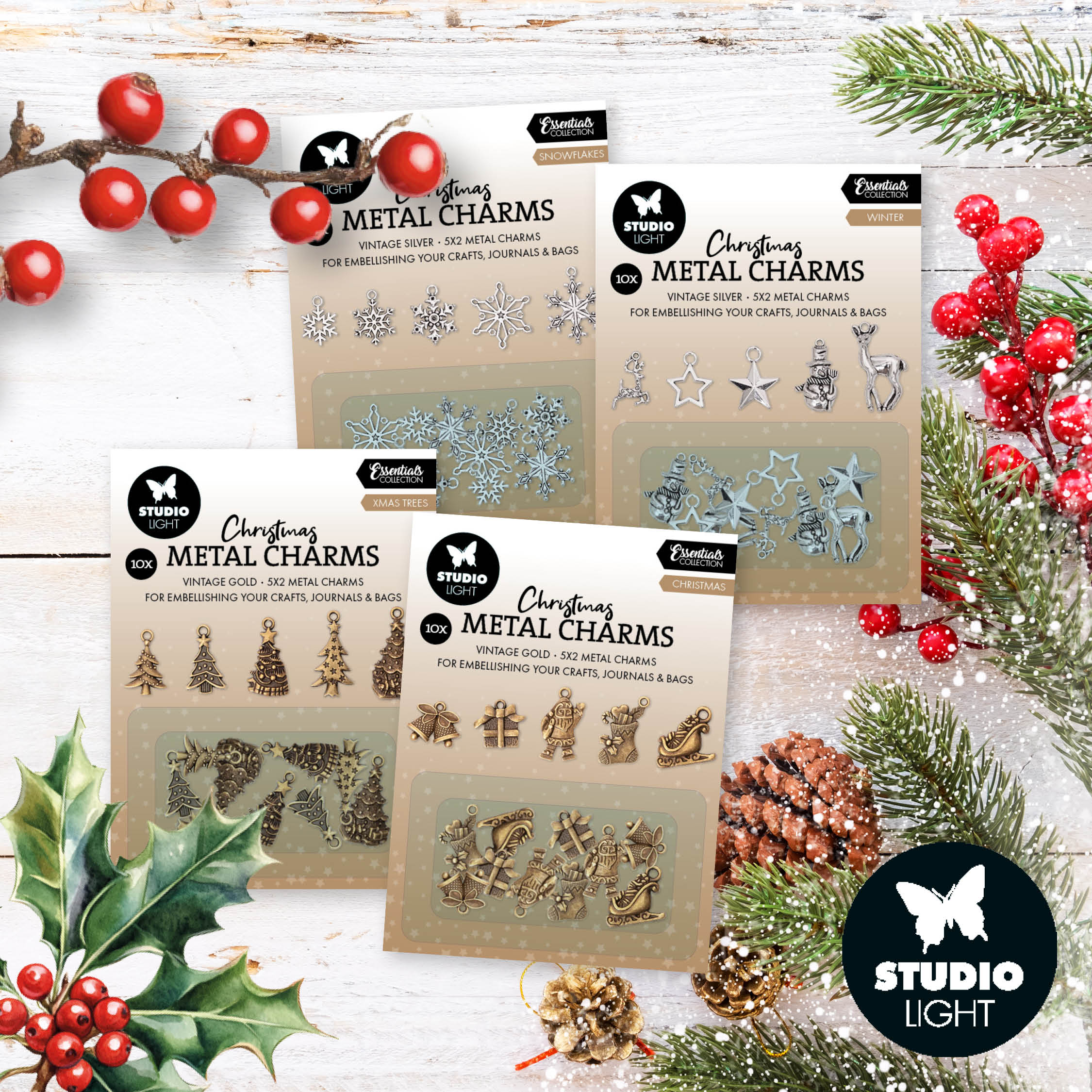 Studio Light Essentials Metal Charms Bundle