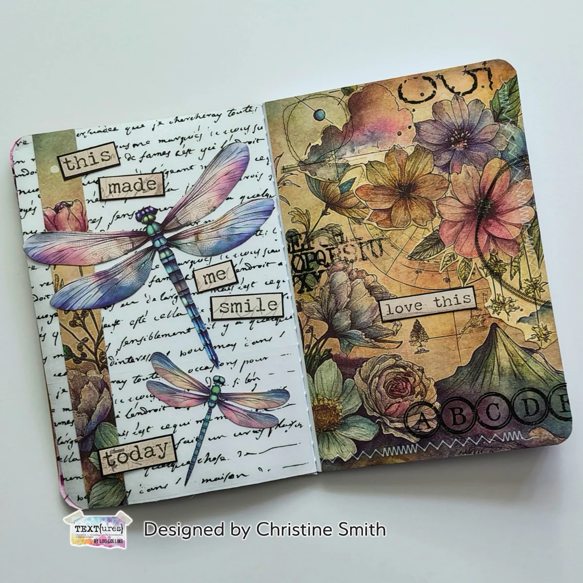 TEXT{ures} Dragonfly Dreams 6in x 8in Paper Pad - Image 2
