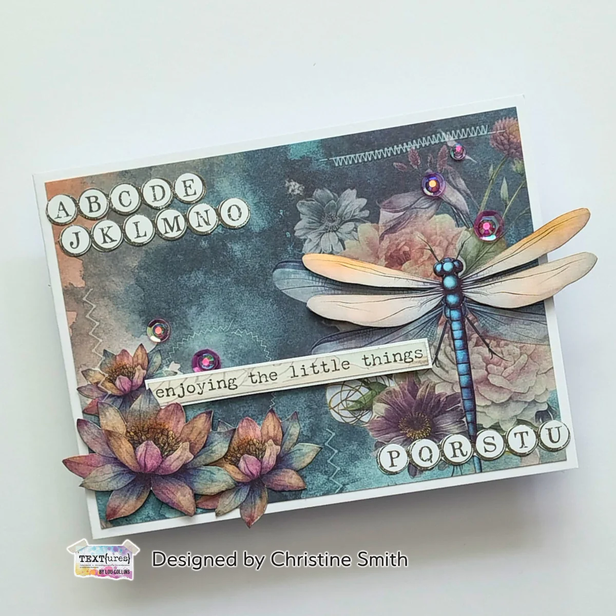 TEXT{ures} Dragonfly Dreams 6in x 8in Paper Pad - Image 5