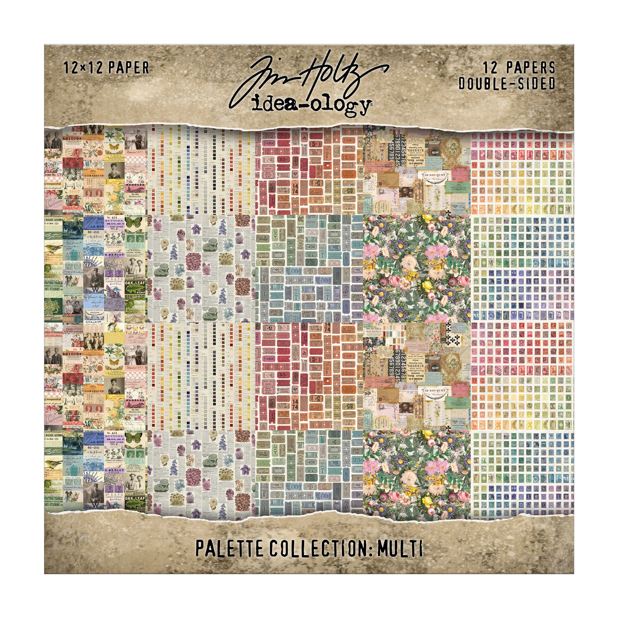 Tim Holtz idea-ology 12x12 Palette Paper Collection: Multi Preorder*
