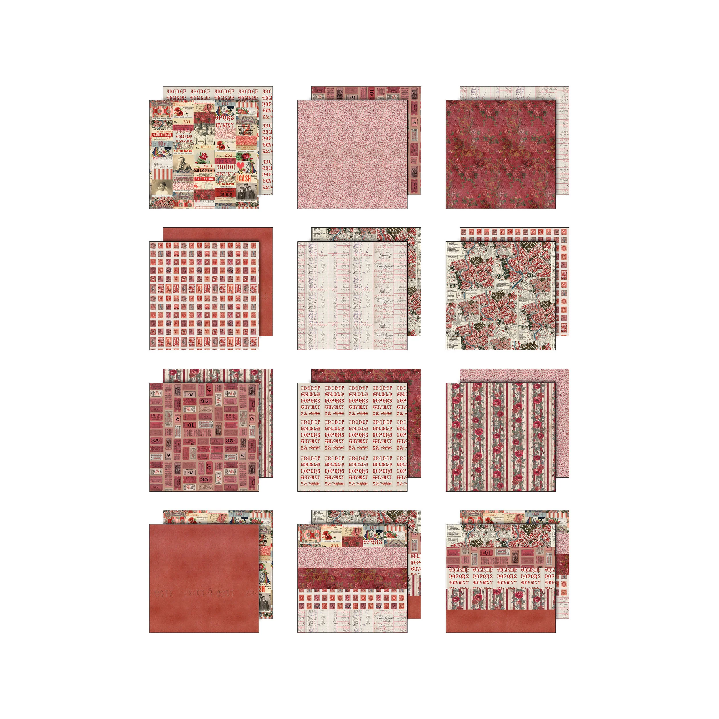 Tim Holtz Idea-ology Palette Collection: Red 8x8 - Image 2