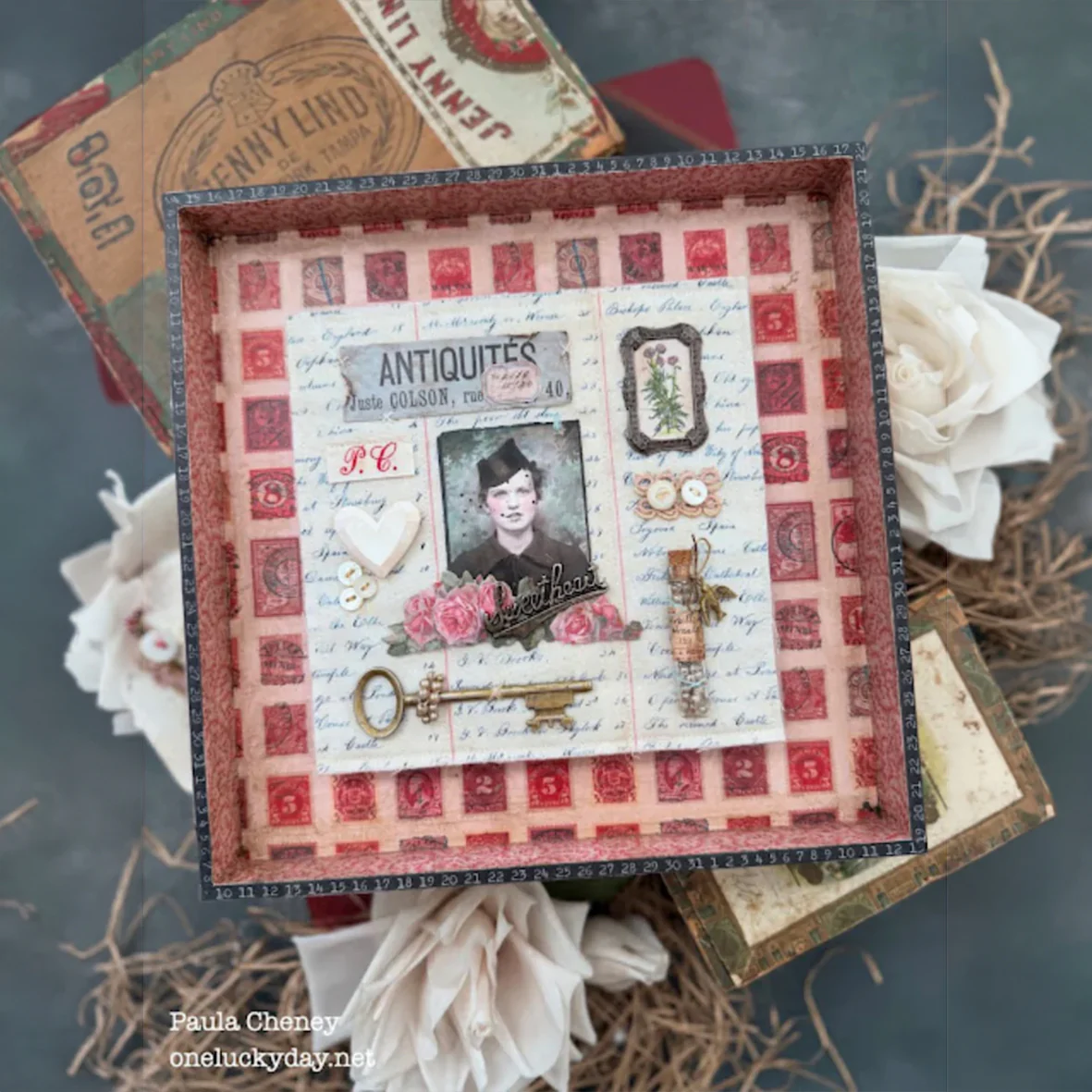 Tim Holtz Idea-ology Palette Collection: Red 8x8 - Image 6
