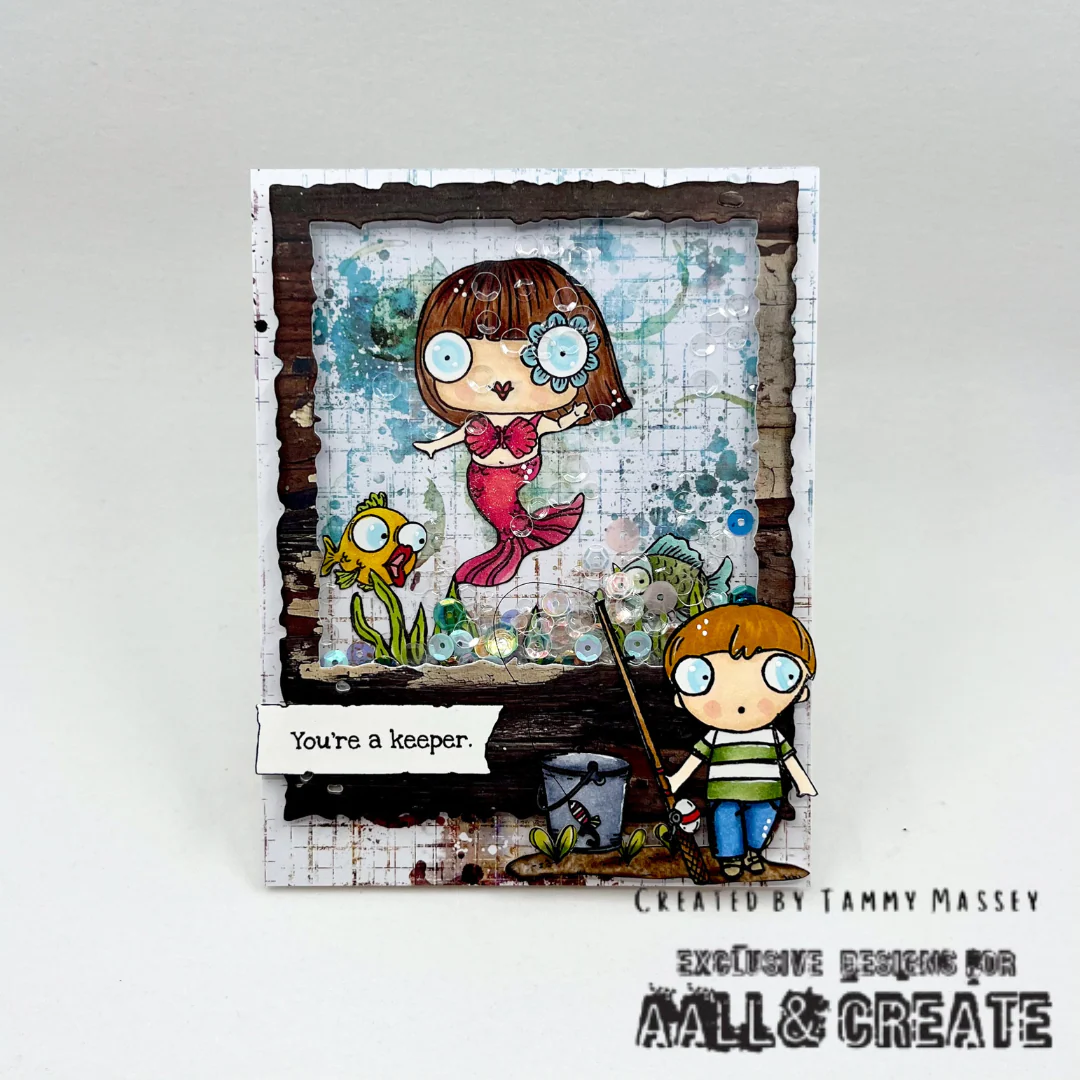 TP-1280 - A7 Stamp Set - Emily's Splash - Image 12
