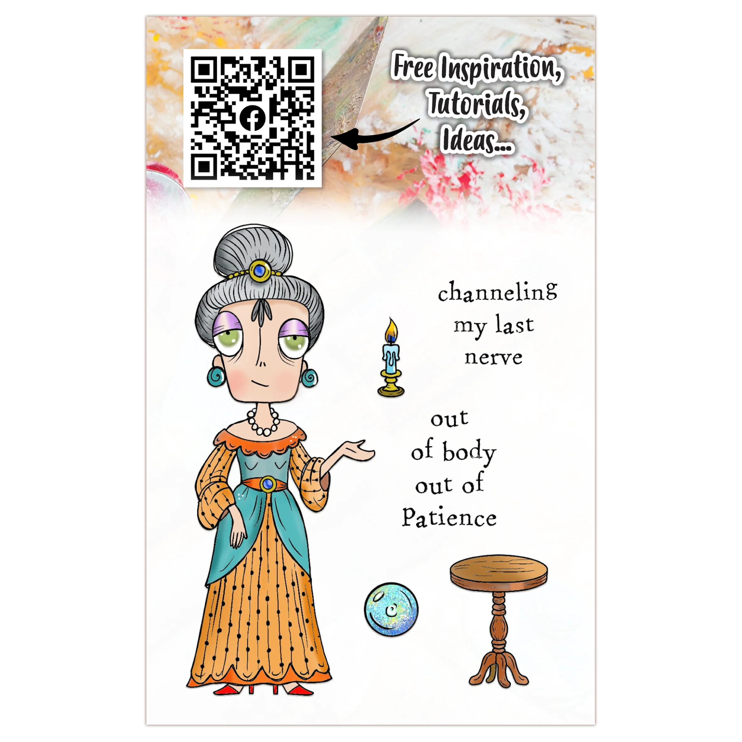 #TP-1290 - A7 Stamp Set - Channeling Dee - Image 9