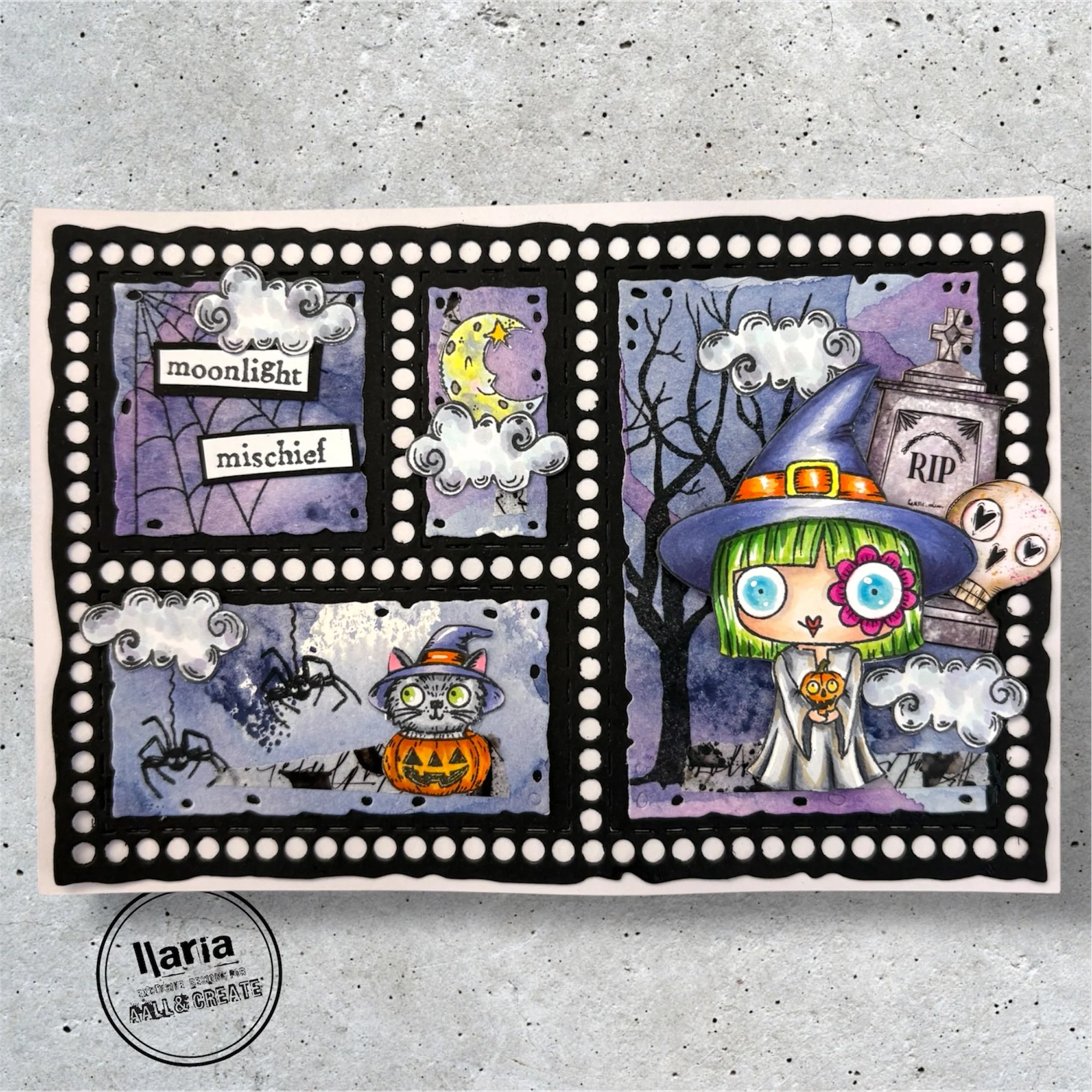 #TP-1295 - A7 Stamp Set - Moonlight Mischief - Image 3