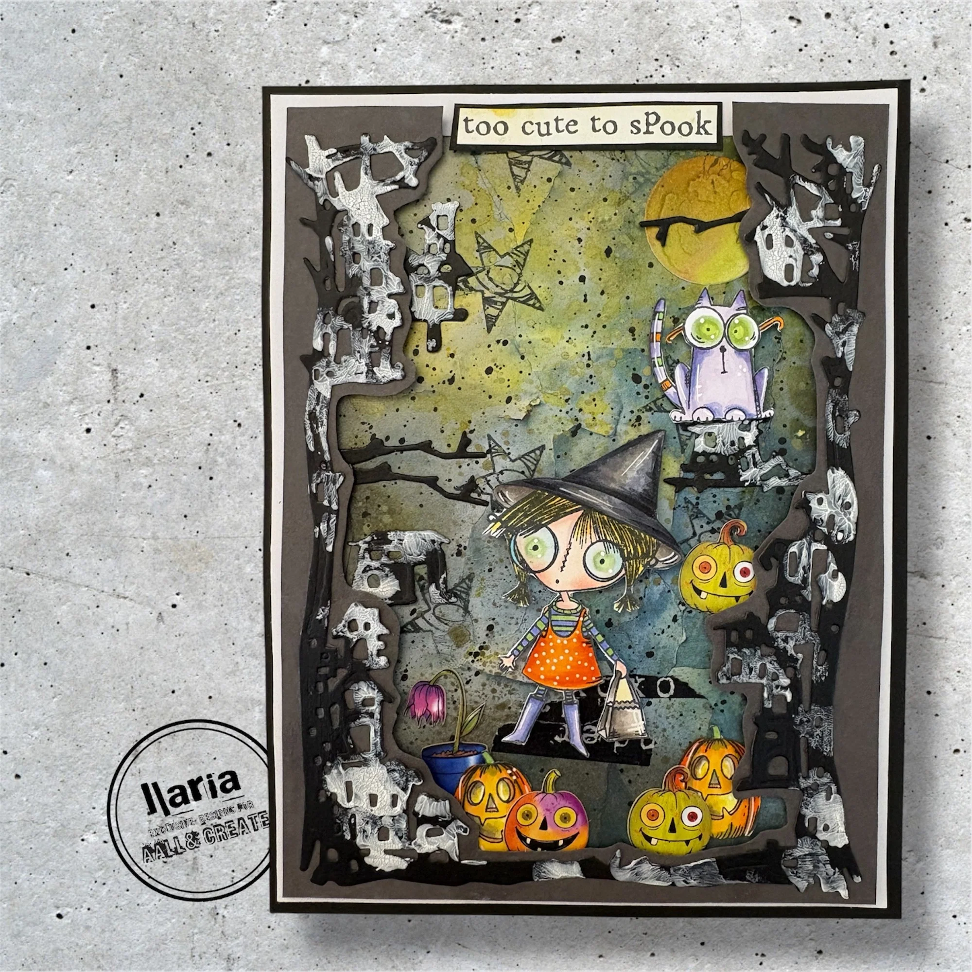 #TP-1296 - A7 Stamp Set - Too Cute Spook - Image 4