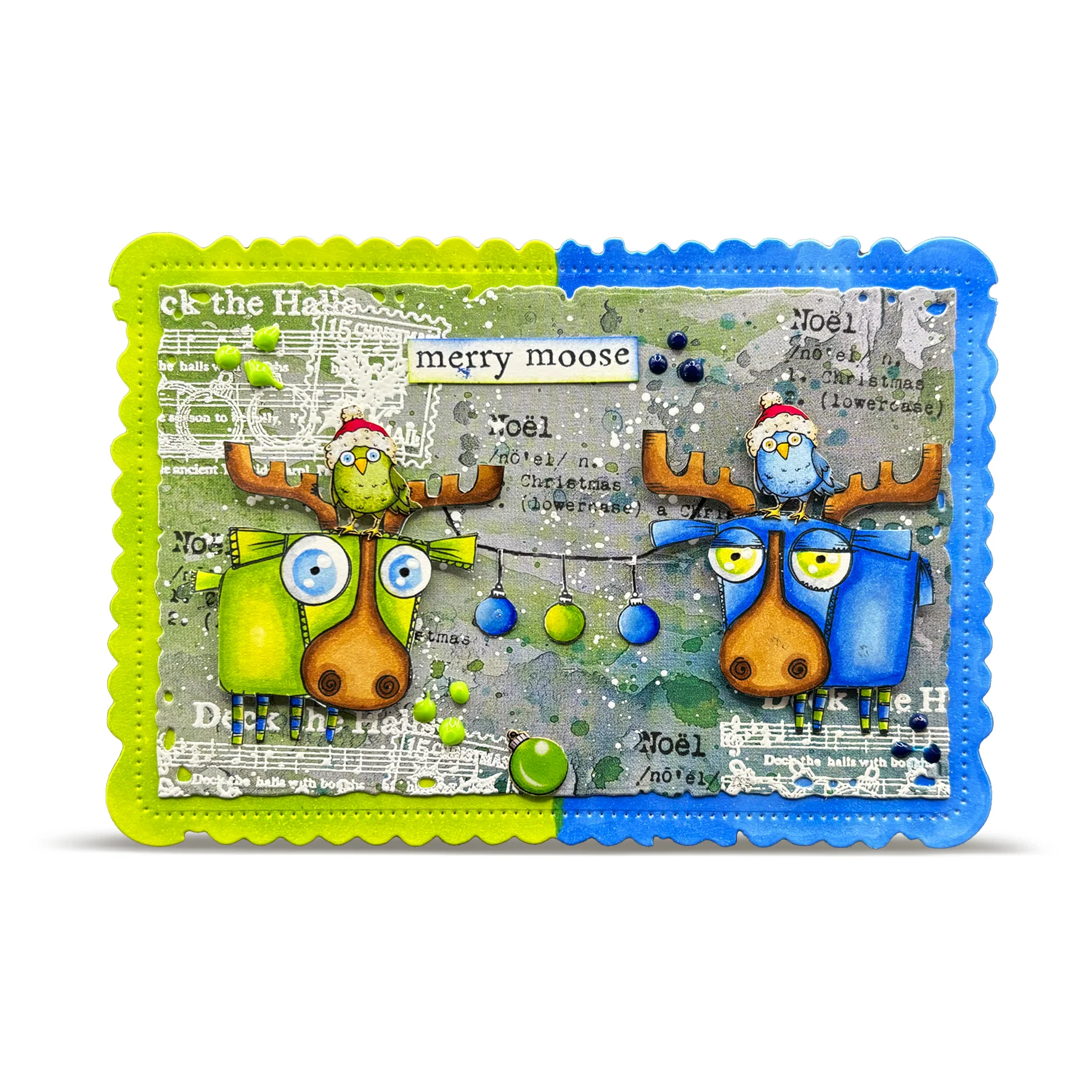 #TP-1312 - A7 Stamp Set - Moose-tletoe - Image 5
